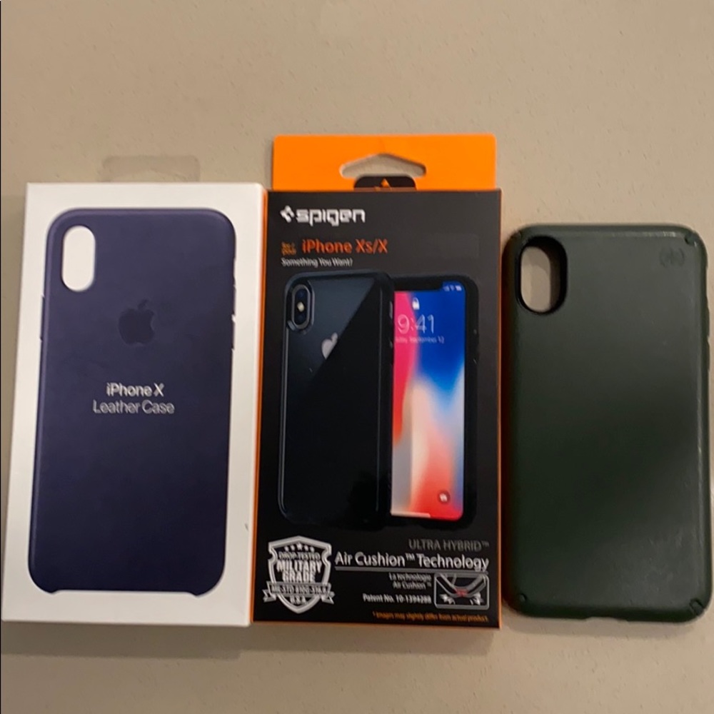 3 iPhone X cases for sale! In good condition!!
